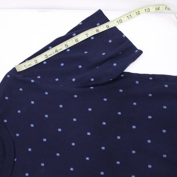 Scotch & Soda Shirt Men Small Blue butterfly print Cotton Short Sleeve Crew Neck - Picture 8 of 12